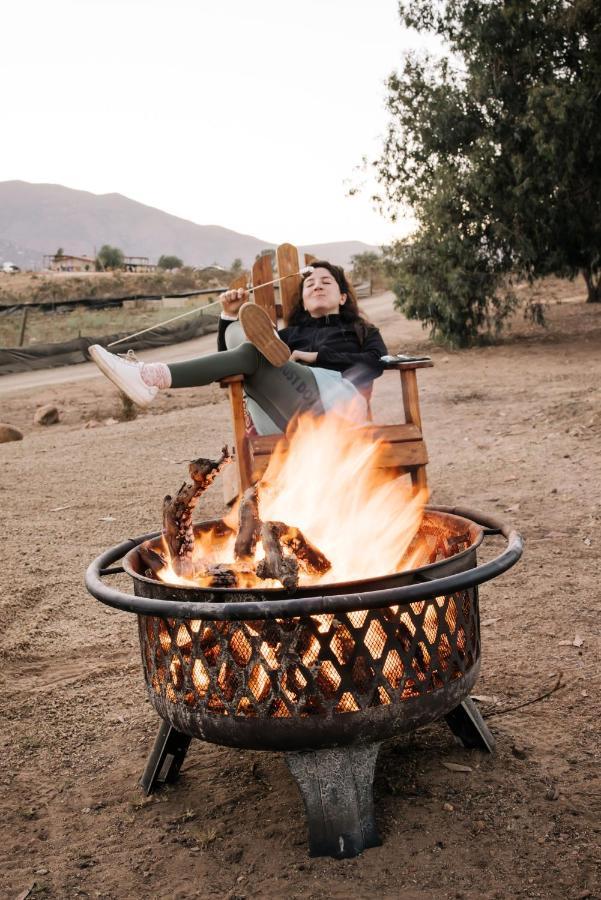 Lago Valle Wine Glamping Guadalupe Eksteriør billede
