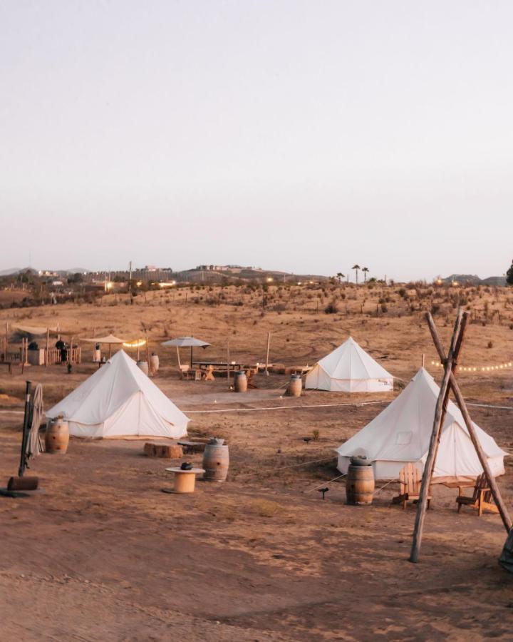 Lago Valle Wine Glamping Guadalupe Eksteriør billede