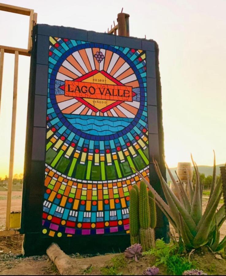 Lago Valle Wine Glamping Guadalupe Eksteriør billede