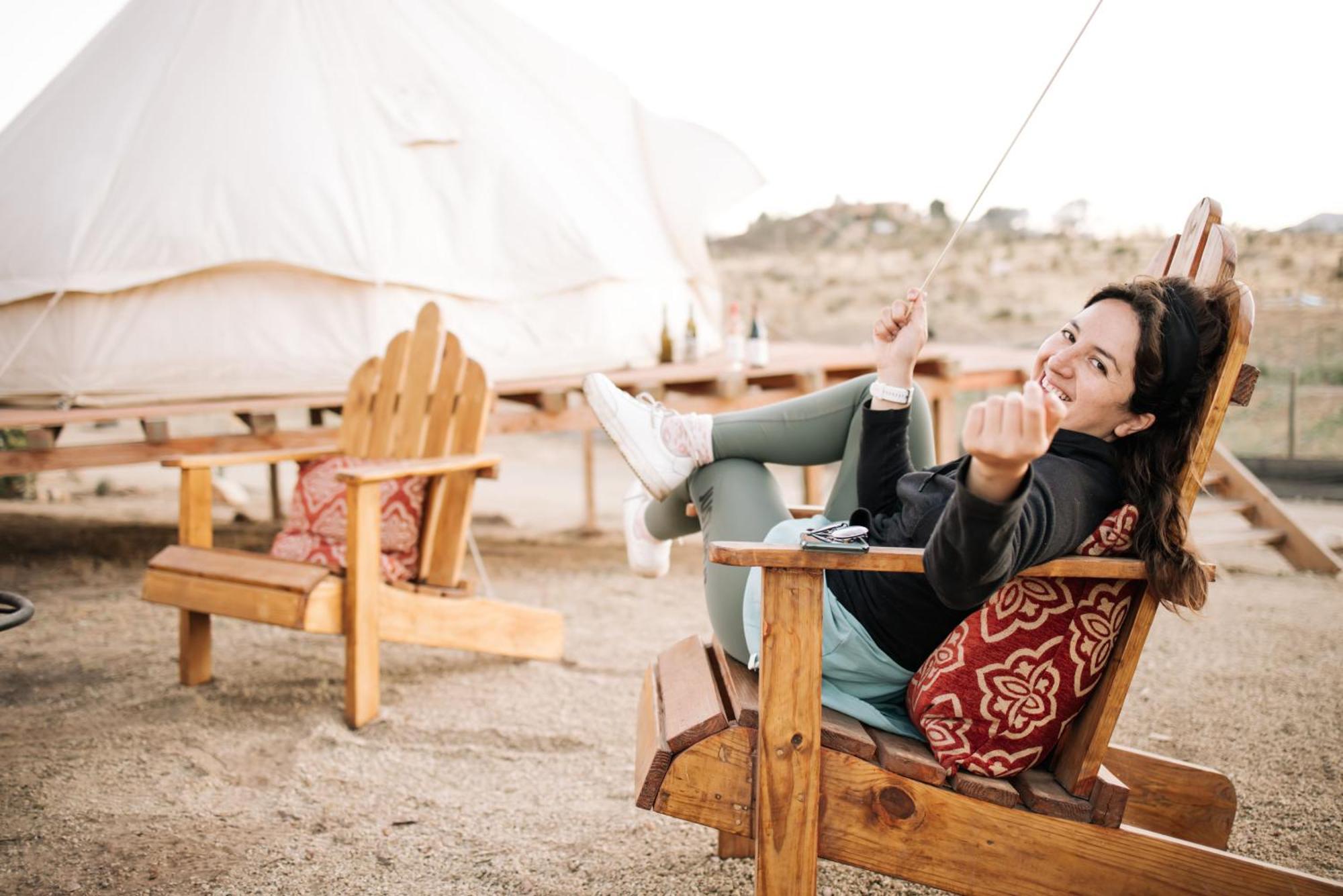 Lago Valle Wine Glamping Guadalupe Eksteriør billede